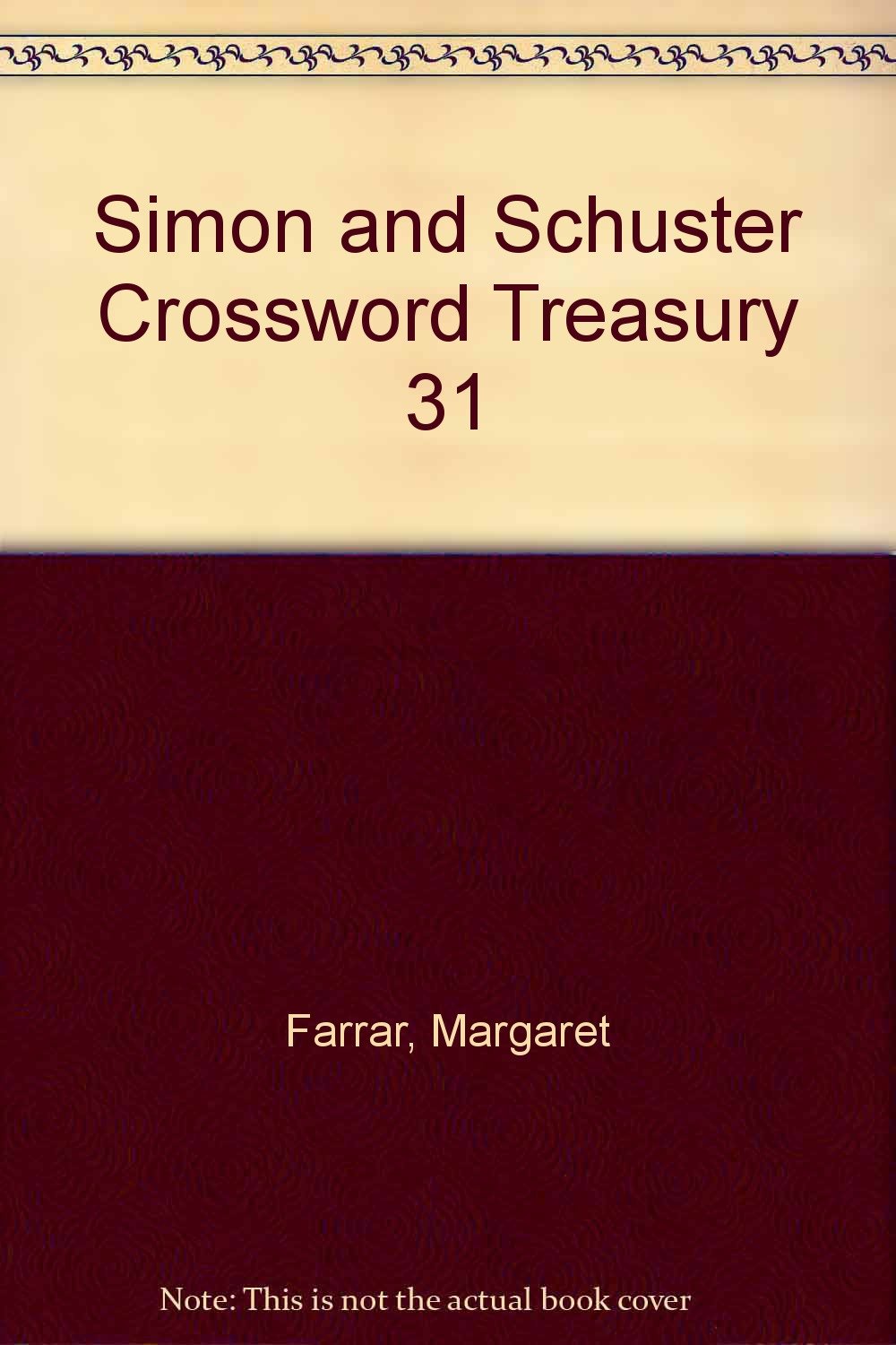 Simon and Schuster Crossword Treasury 31 Leisure & Fun