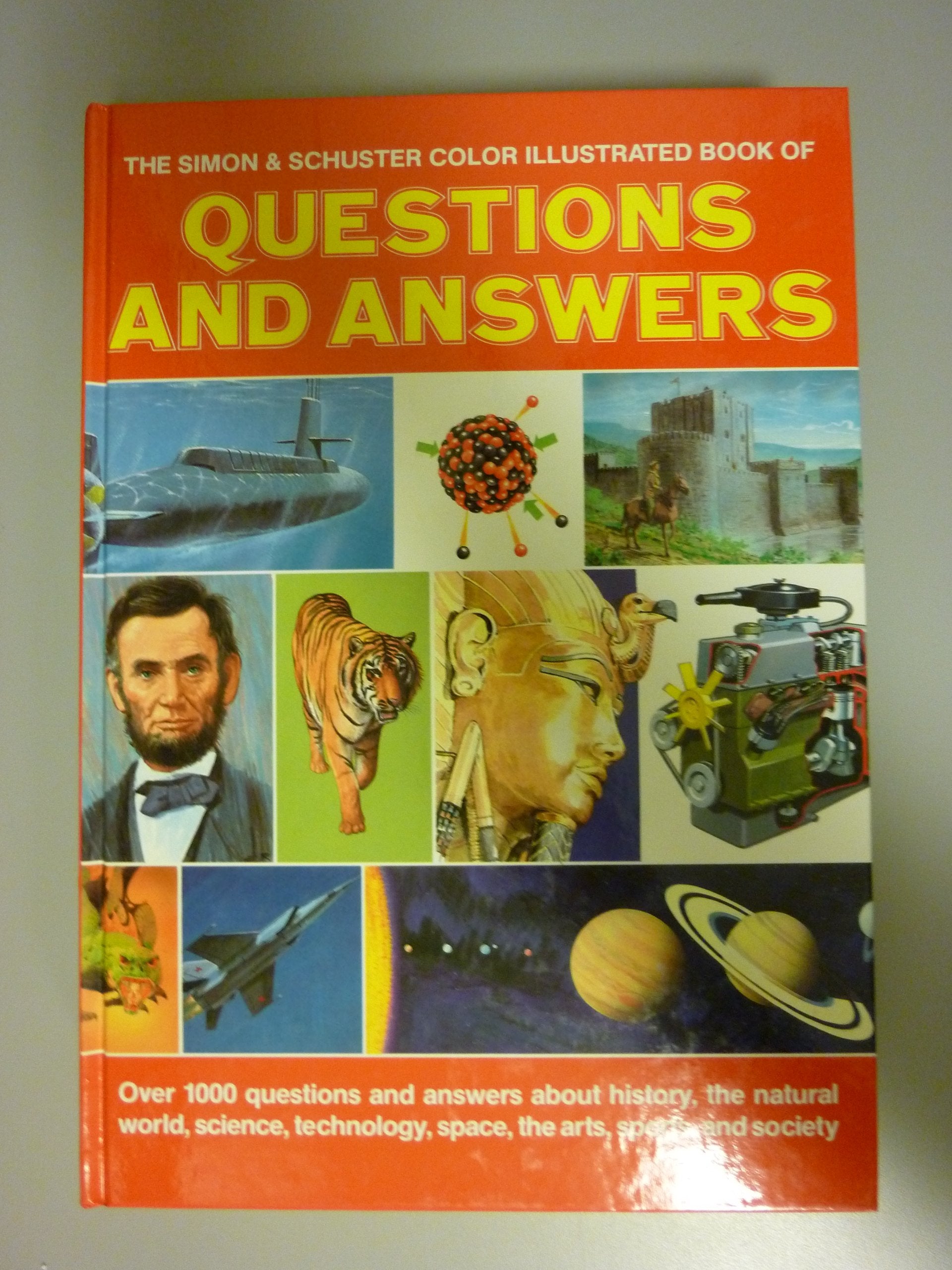 The Simon & Schuster Color Illustrated Book of Questions and Answers (Simon and Schuster Books for Young Readers) Books