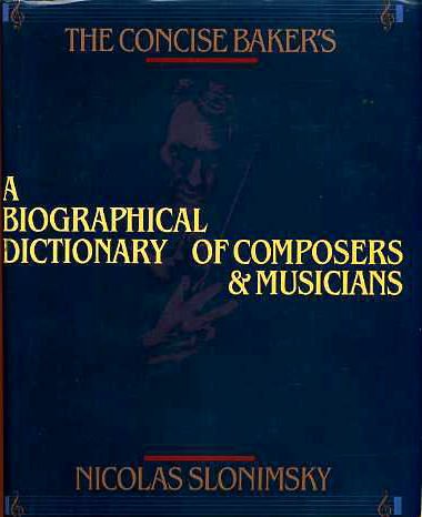 Biographical Dictionary of Composers and Musicians Arts & Music