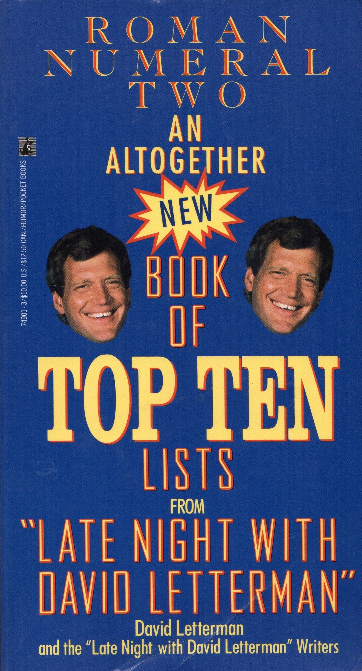 An Altogether New Book of Top Ten Lists Humour & Satire