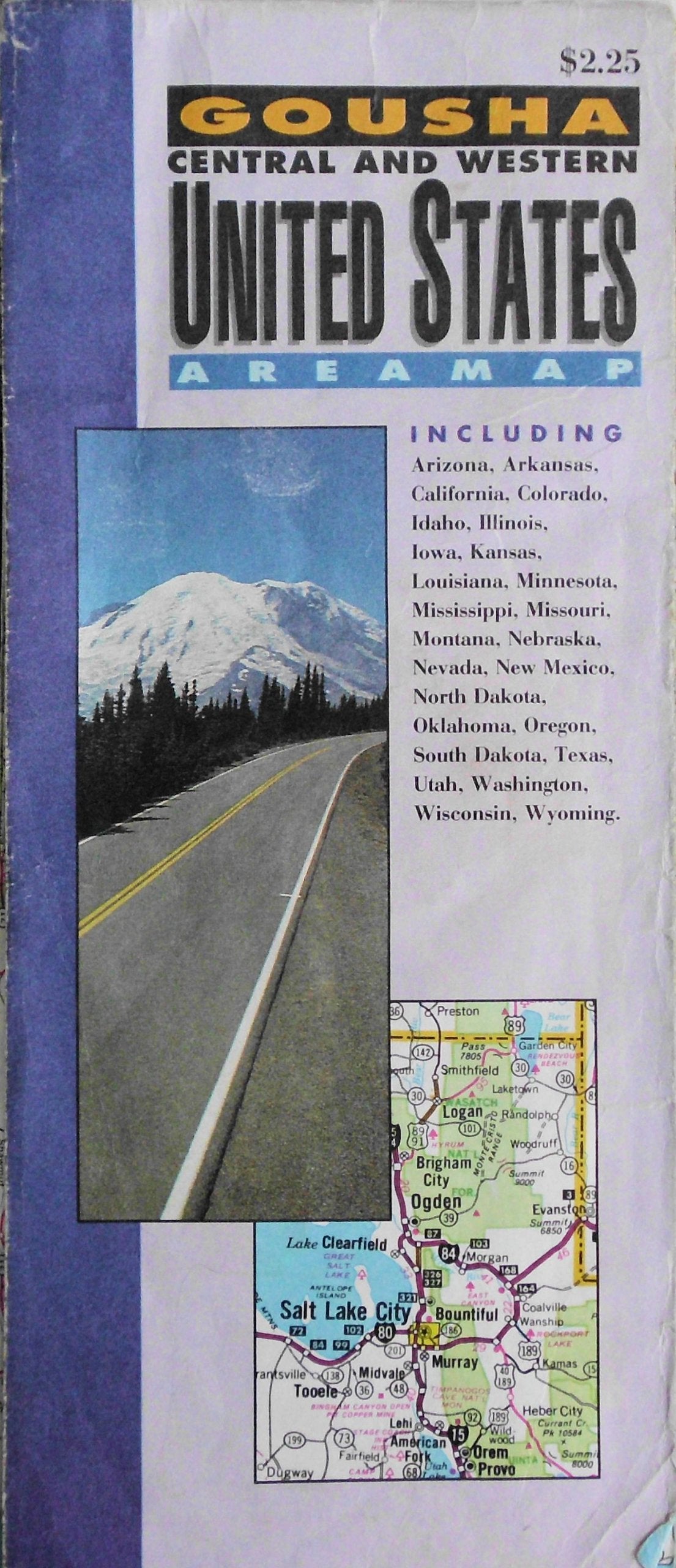 Central and Western Unted States Area Map Maps & Plans