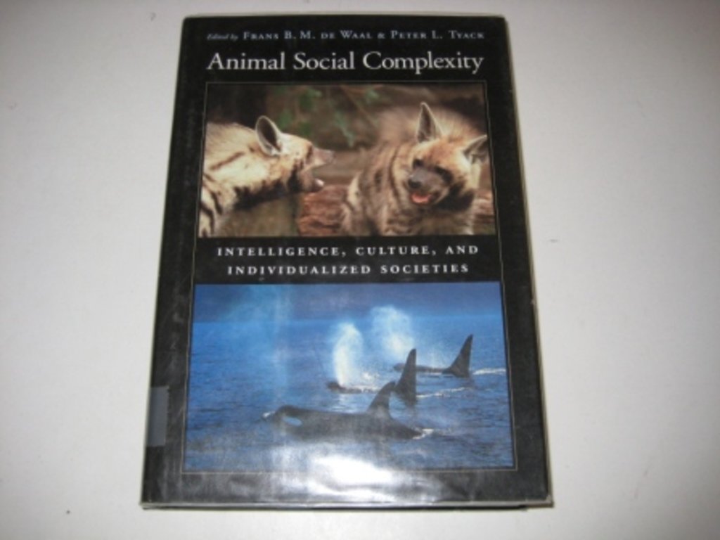 Animal Social Complexity: Intelligence, Culture, and Individualized Societies: Intelligence, Culture and Individualised Societies Mathematics