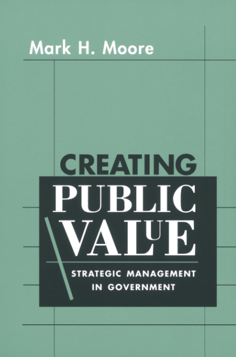 Creating Public Value Law
