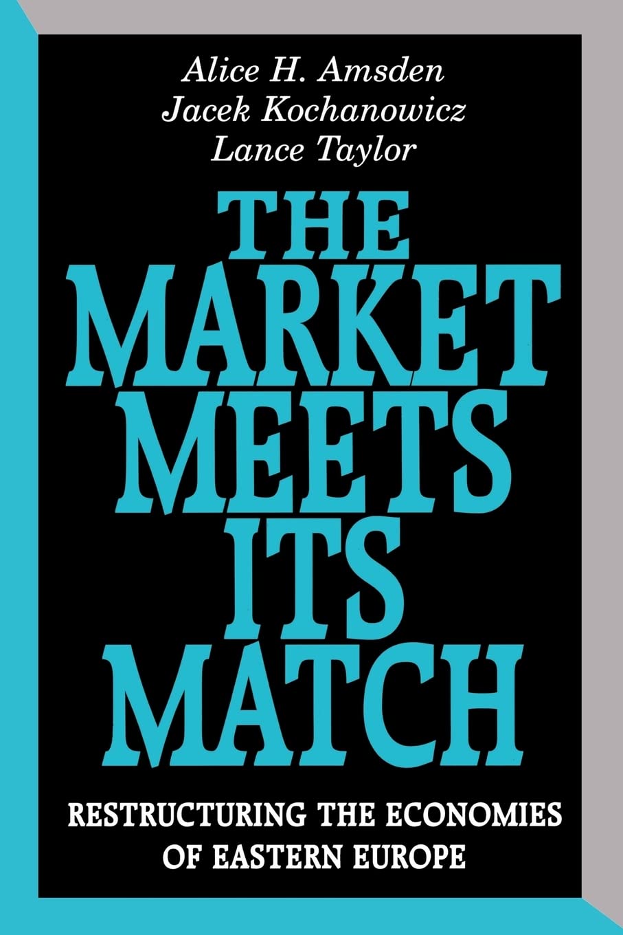 The Market Meets its Match: Restructuring the Economies of Eastern Europe book