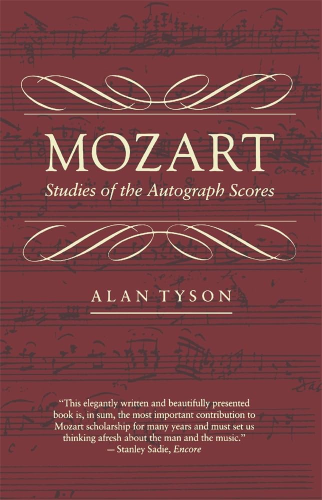 Mozart: Studies of the Autograph Scores Art & Literature