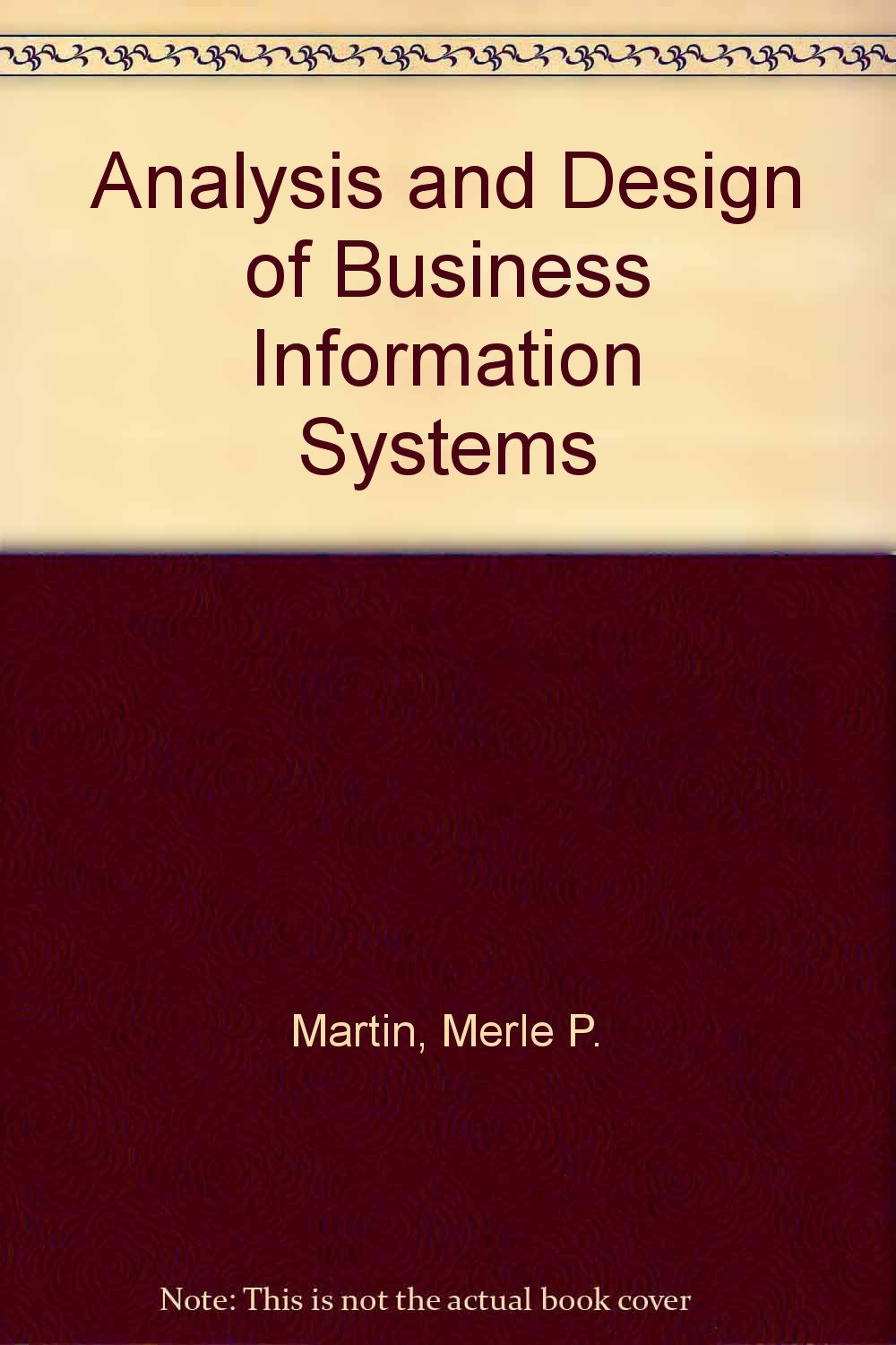Analysis and Design of Business Information Systems Business, Finance & Career