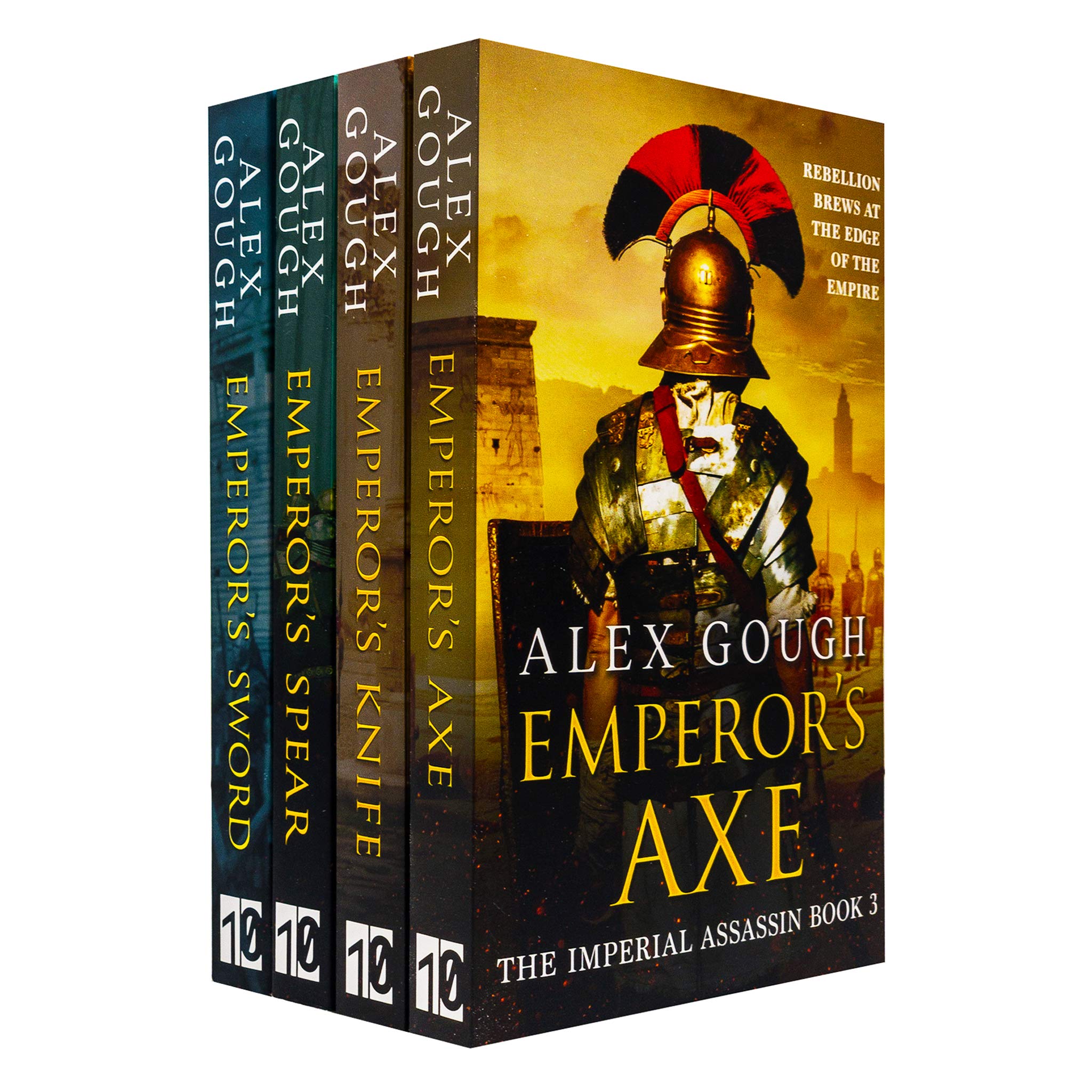 The Imperial Assassin 4 Books Collection by Alex Gough - Emperors Spear, Emperors Sword, Emperors Axe, Emperors Knife book