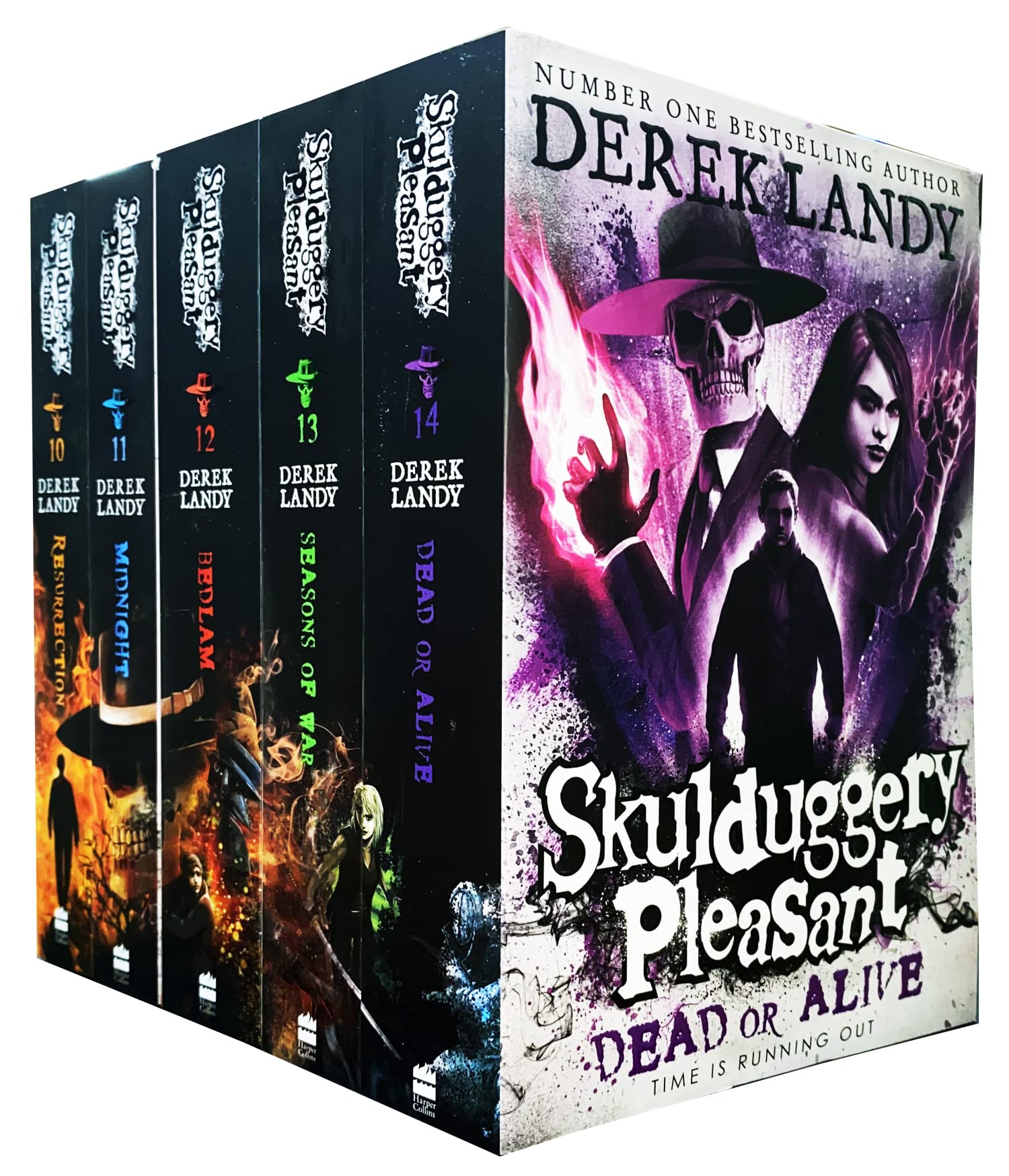 Skulduggery Pleasant Series 5 Books Collection Set by Derek Landy (Book 10 - 14) Novels & Short Stories
