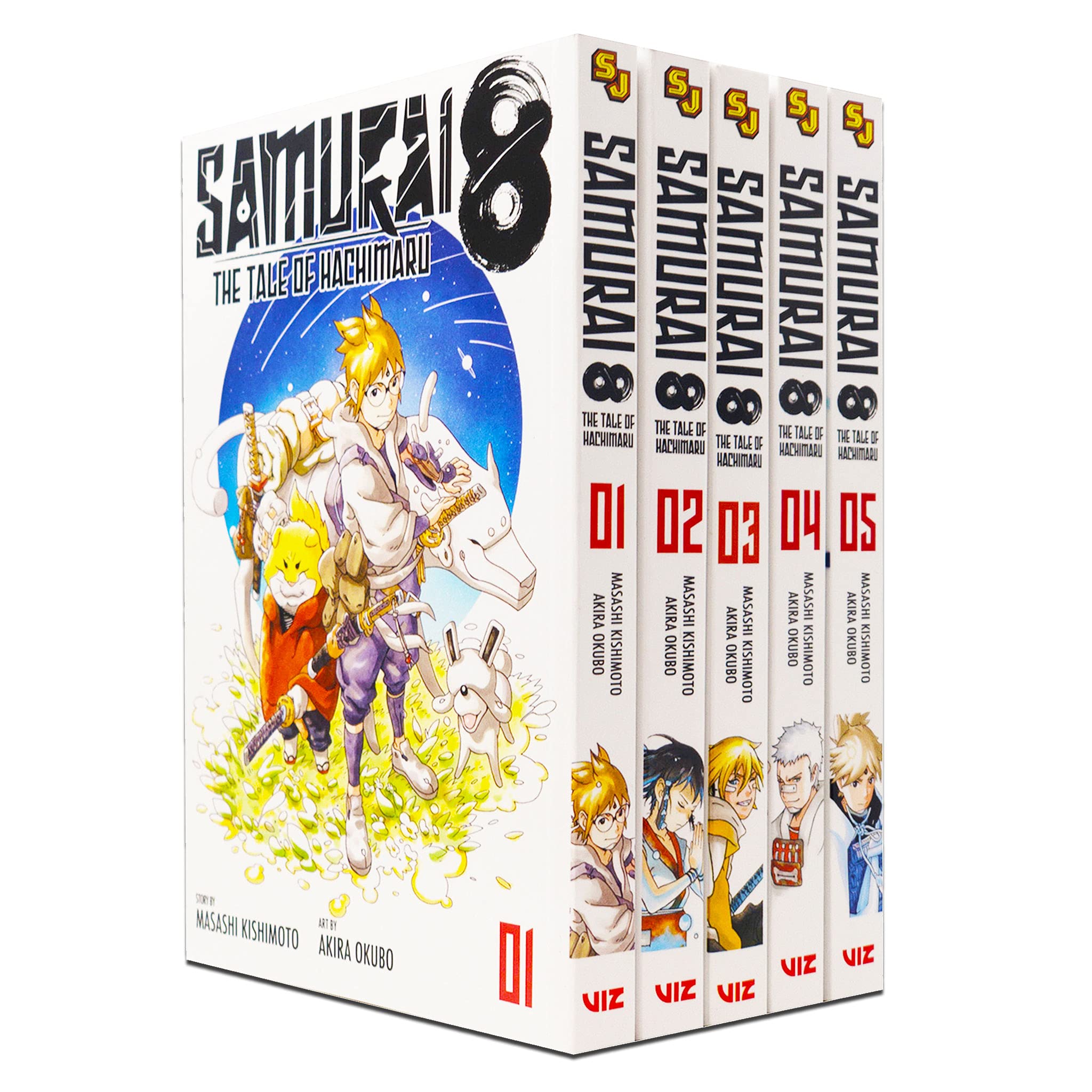 Samurai 8 The Tale of Hachimaru Series Volume 1-5 Books Collection Set Books