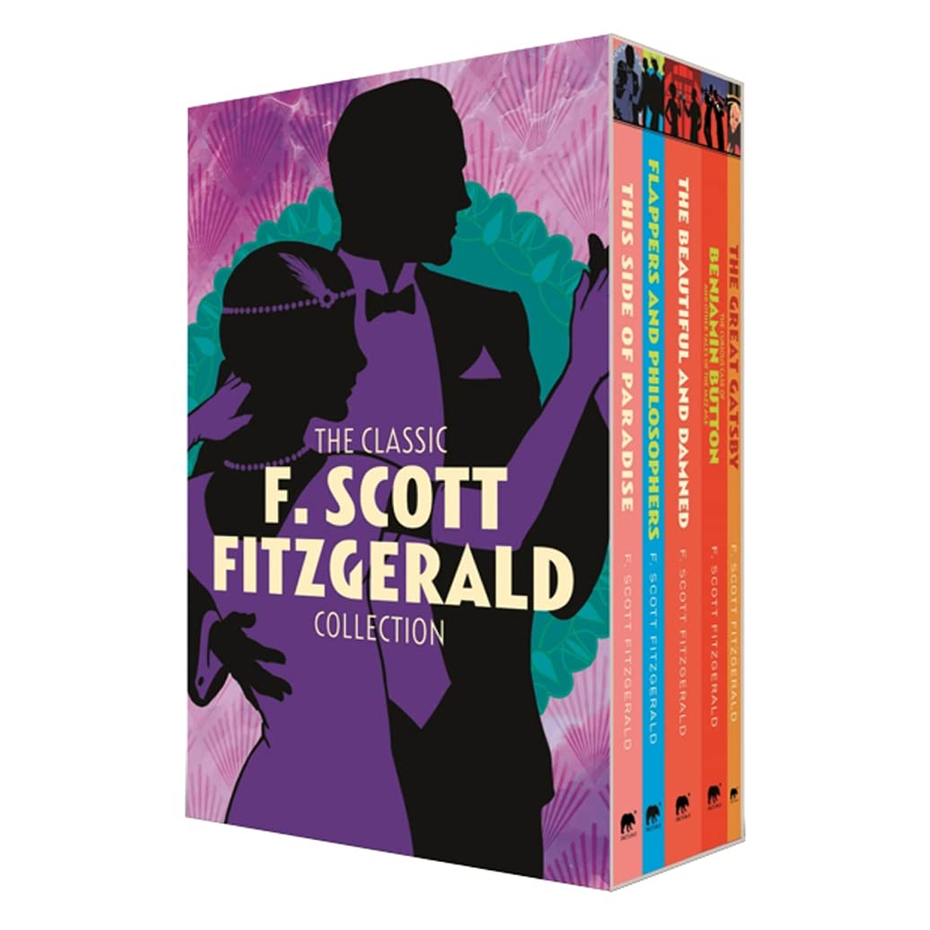 The Classic F. Scott Fitzgerald Collection 5 Books Box Set (The Great Gatsby, Benjamin Button, The Beautiful and Damned, Flappers and Philosophers, This Side of Paradise) Novels & Short Stories