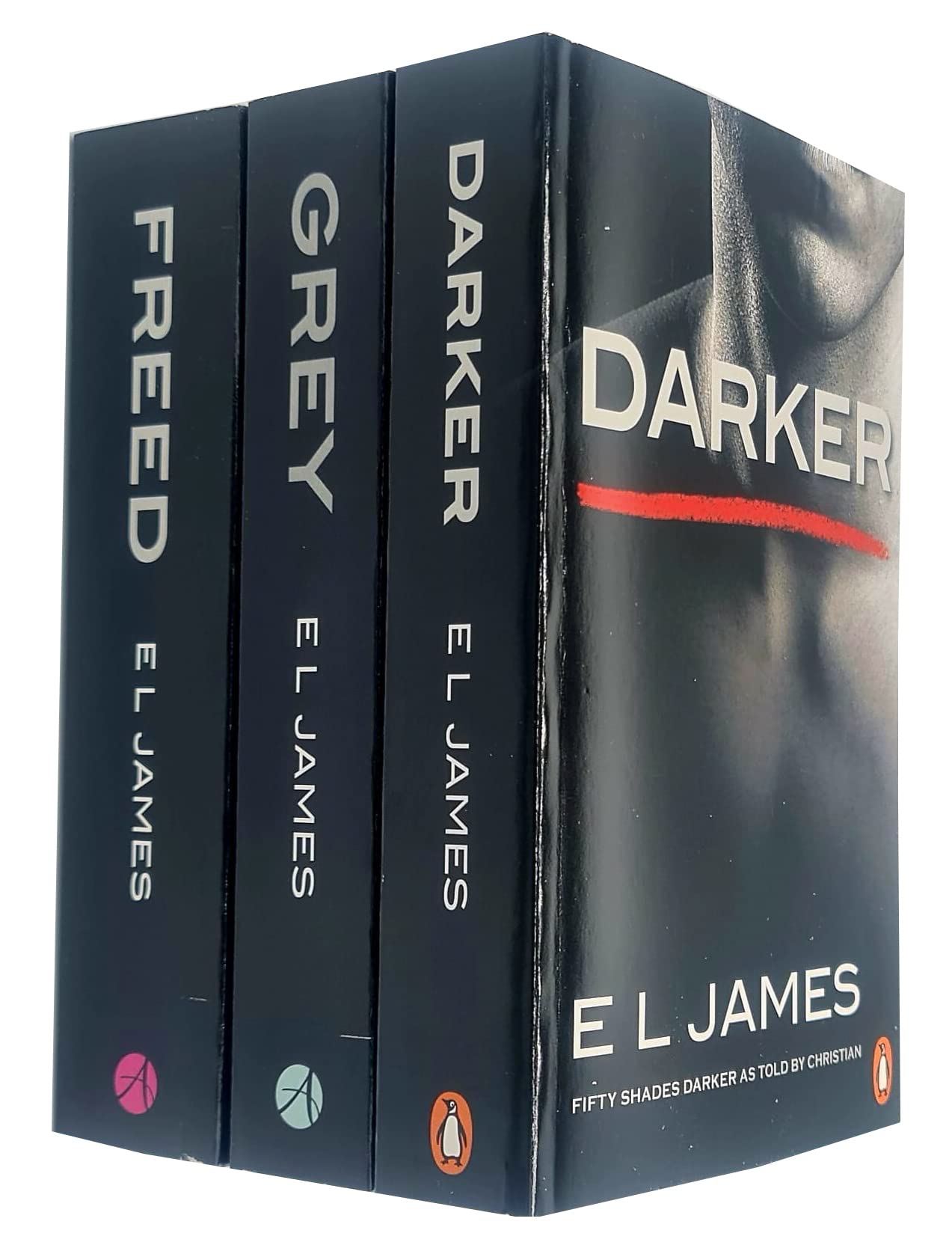 Fifty 50 Shades of Grey, Darker and Freed Classic Original Trilogy 3 Books Collection Set by E L James Contemporary literature Books