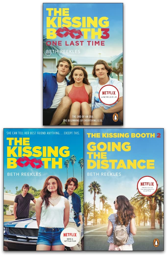 The Kissing Booth Series Collection 3 Books Set By Beth Reekles - Going the Distance, The Kissing Booth, One Last Time Books