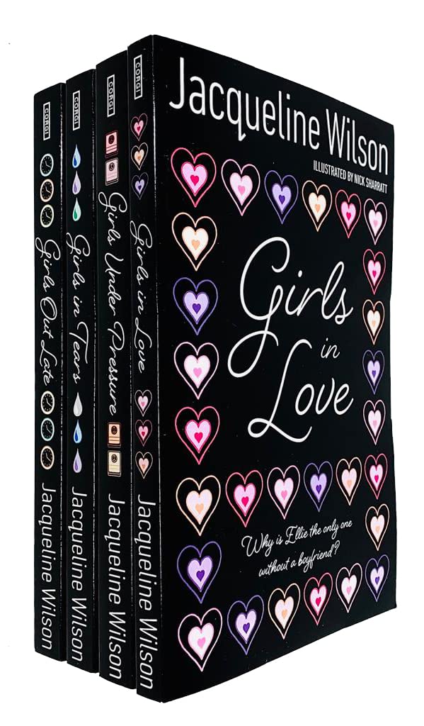 Jacqueline Wilson Girls Series 4 Bücher-Sammlungsset (Girls in Love, Girls in Tears, Girls Under Pressure, Girls Out Late) Non-fiction