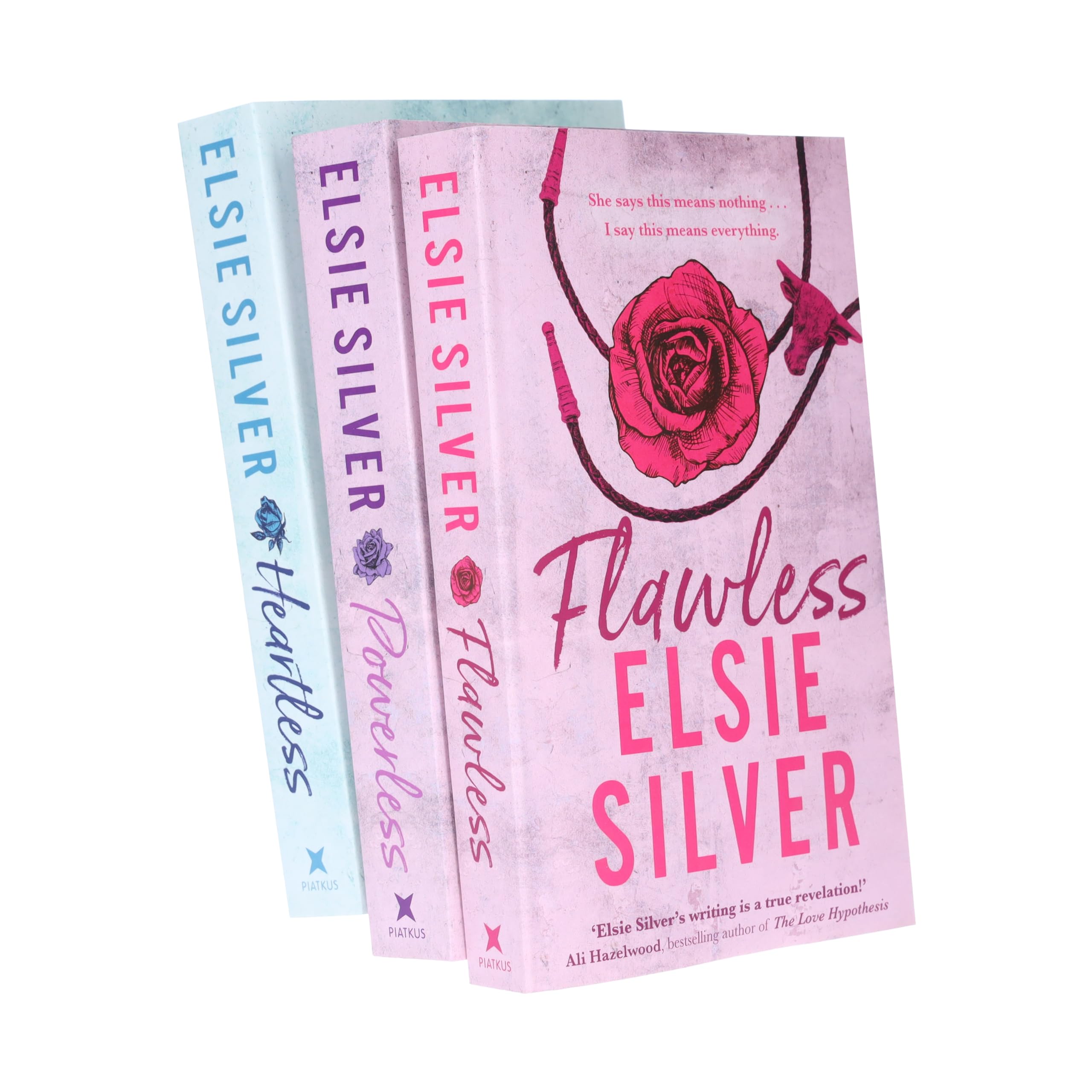 Elsie Silver Chestnut Springs Serie 3 Büchersammlungsset (Heartless, Flawless, Powerless) Business, Finance & Career