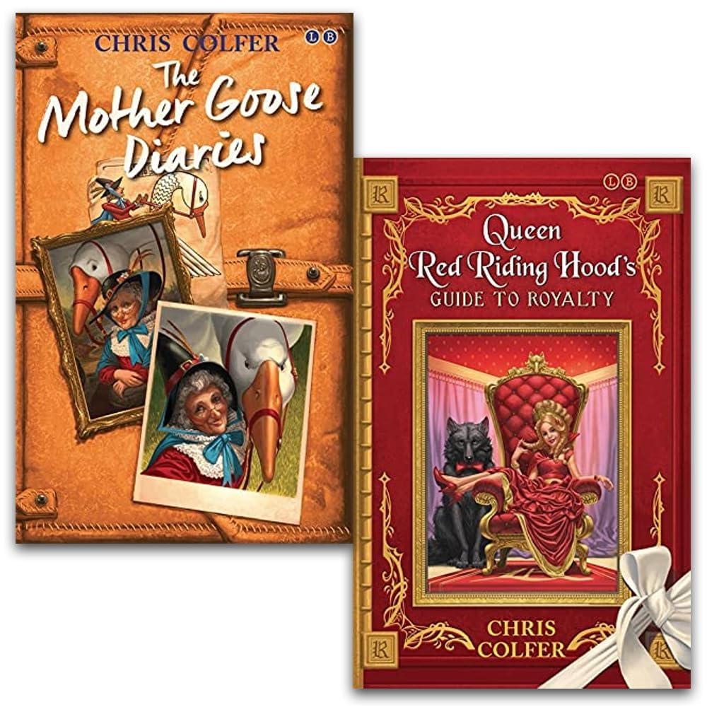Chris Colfer The Land of Stories 2 Books Collection Set (The Mother Goose Diaries, Queen Red Riding Hood's Guide to Royalty) Books