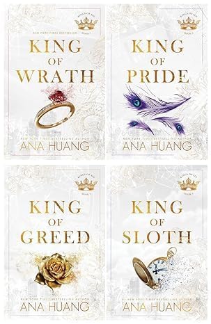Kings of Sin Series 4 Books Collection Set By Ana Huang (King of Wrath, King of Pride, King of Greed and King of Sloth) Books