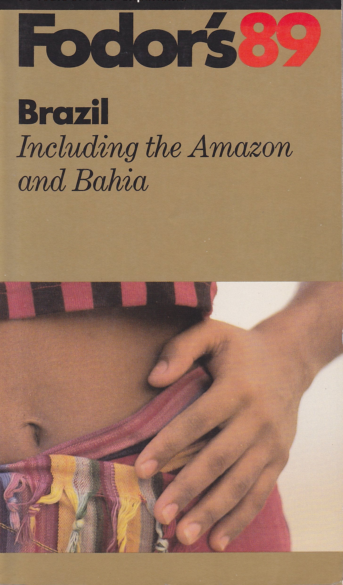 Fodors 1989 Brazil book
