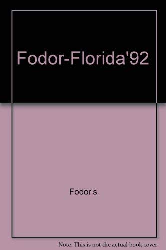 FODOR-FLORIDA'92 (Gold guides) Leisure, Home & Garden
