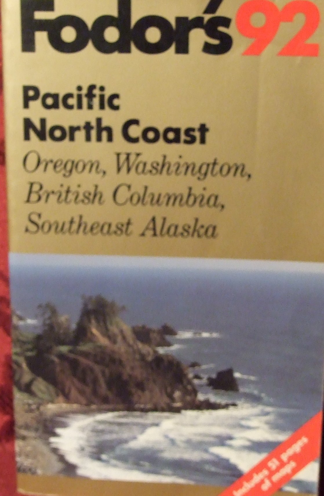 FODOR-PACIFIC NORTH COAST '92 (Gold Guides) Leisure, Home & Garden