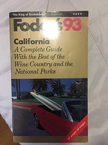 FODOR-CALIFORNIA'93 (Gold Guides) Leisure, Home & Garden