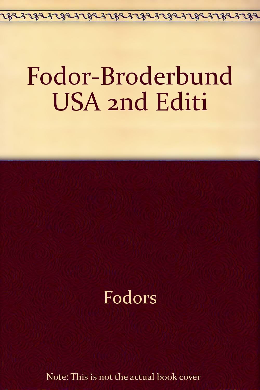 Fodor-Broderbund USA 2nd Editi Books