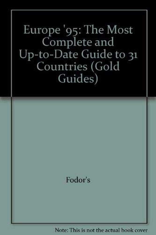 Product Image: Europe '95 (Gold Guides)