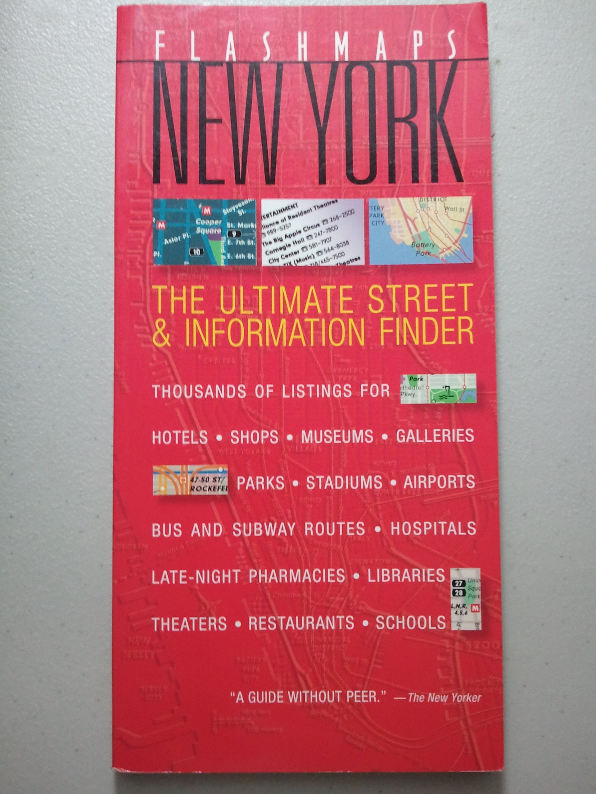 Flashmaps New York: The Ultimate Street and Information Finder (Fodor's Flashmaps) Leisure, Home & Garden