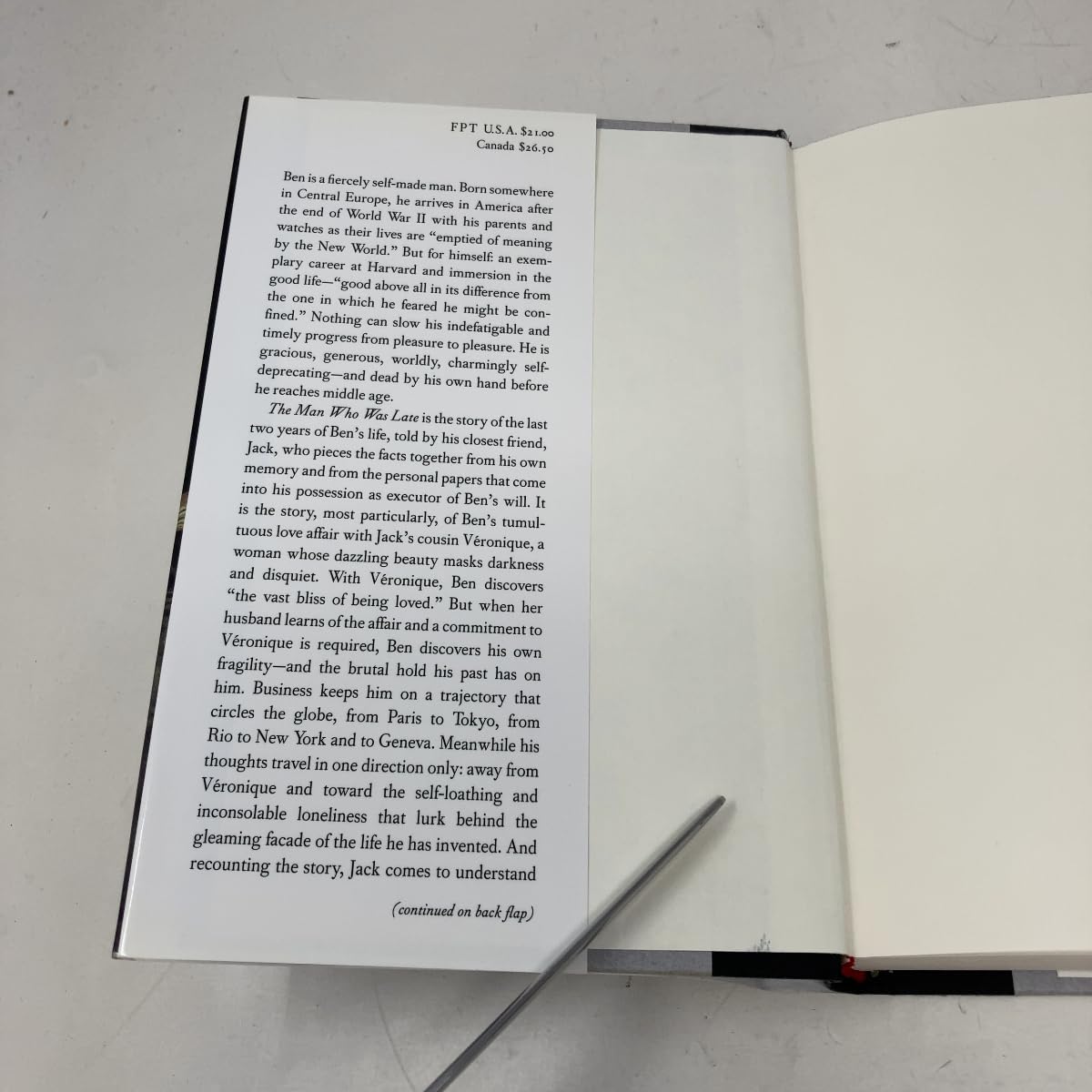 The Man Who Was Late Contemporary literature