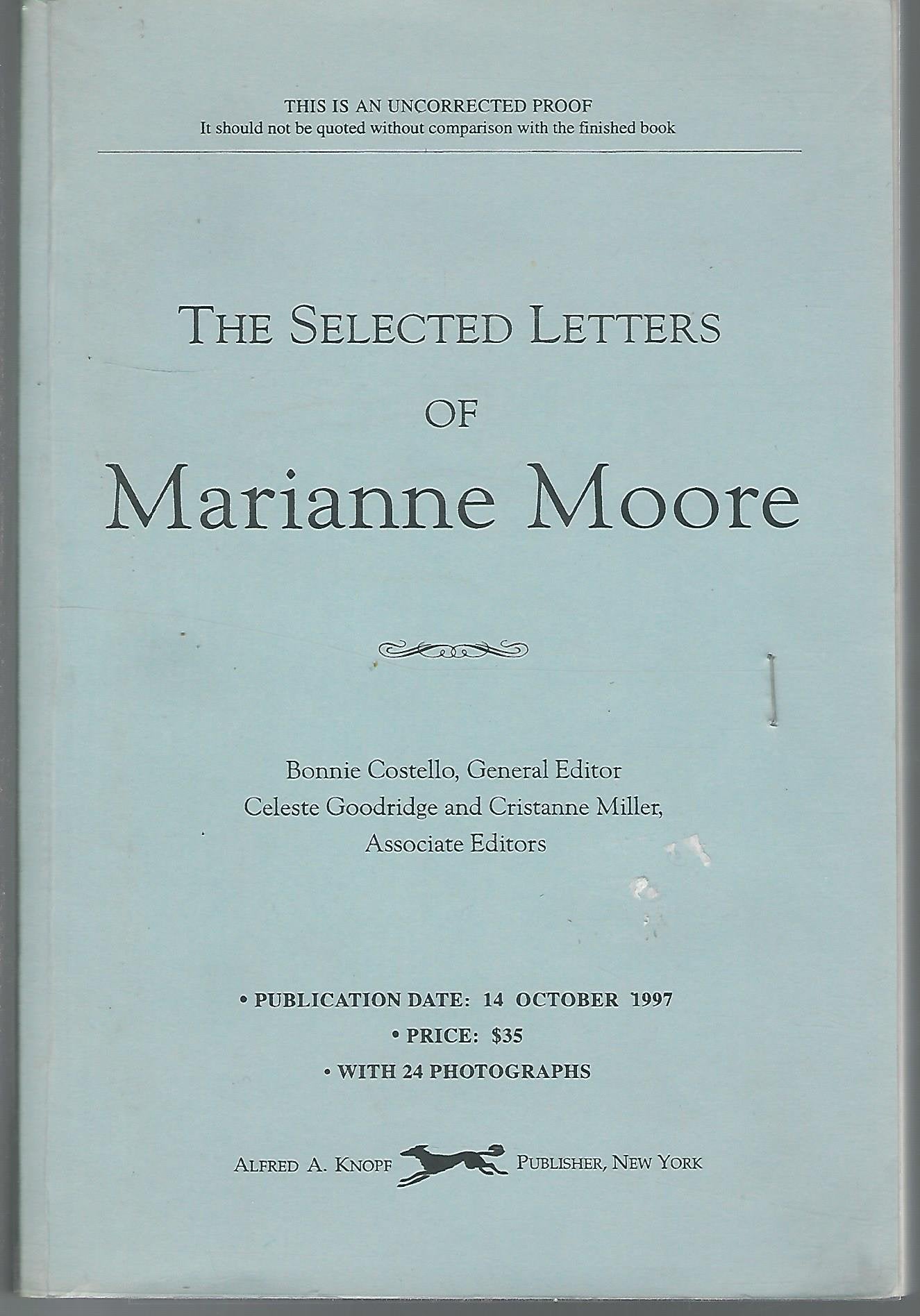 The Selected Letters of Marianne Moore book