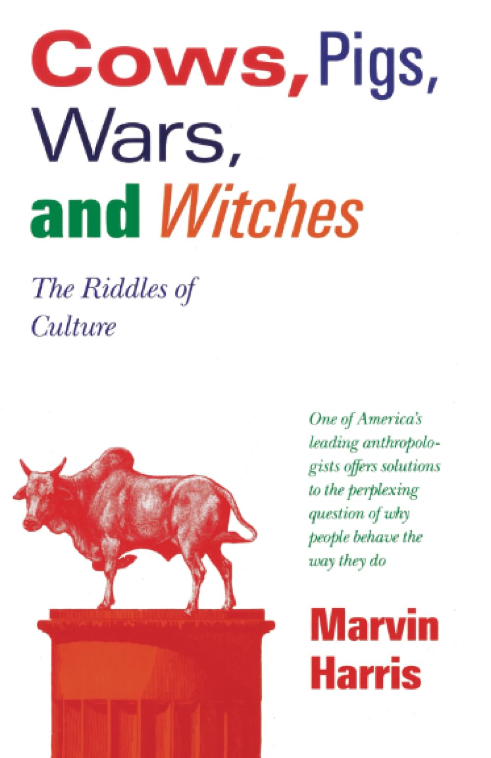 Cows, Pigs, Wars, and Witches: The Riddles of Culture Books