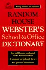Random House Webster's School and Office Dictionary Books