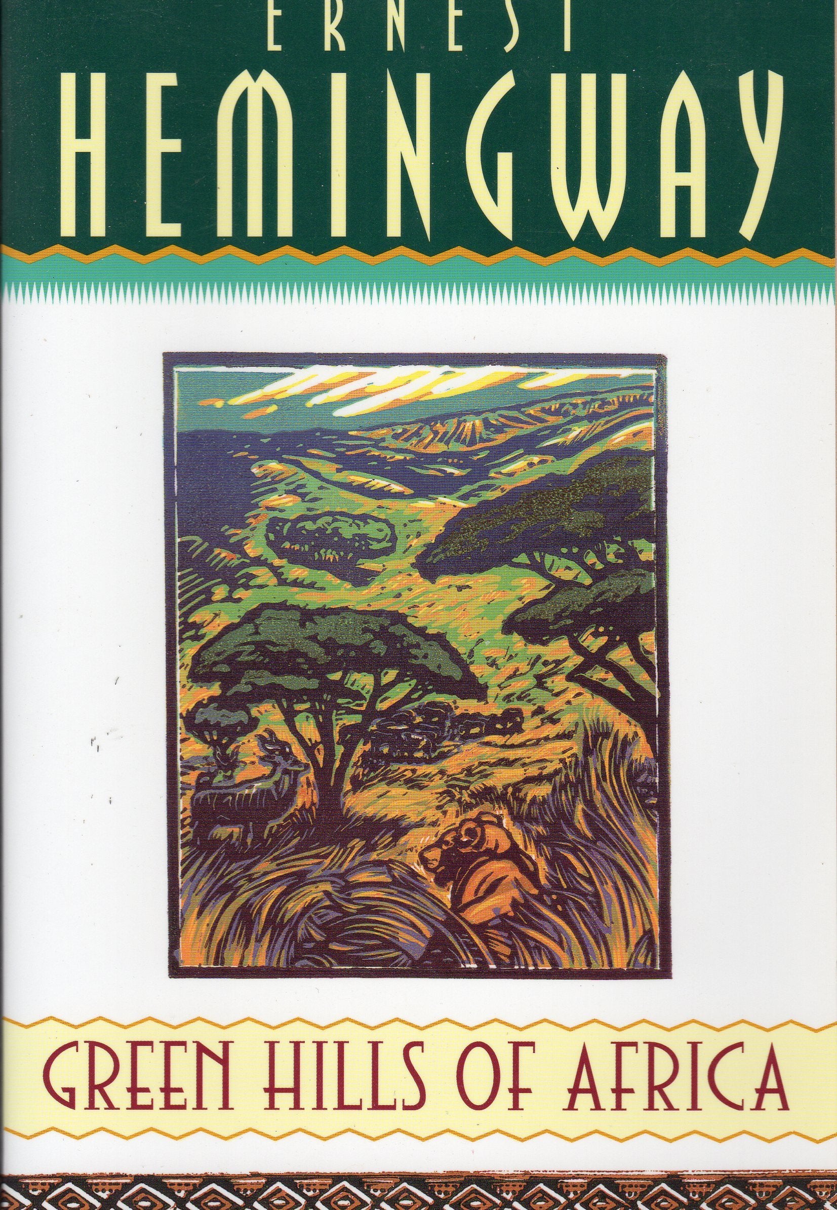 Green Hills of Africa Contemporary literature