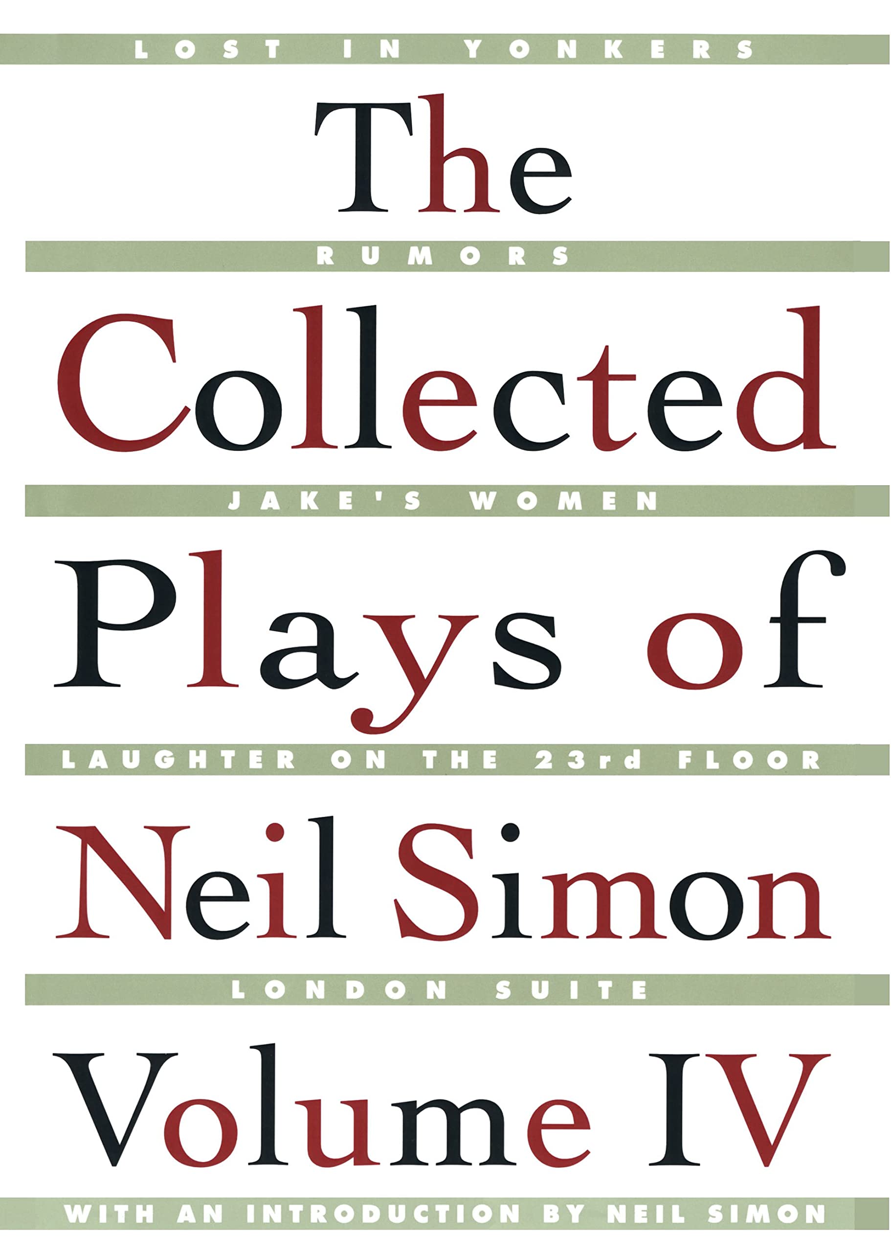 The Collected Plays of Neil Simon Vol IV. book