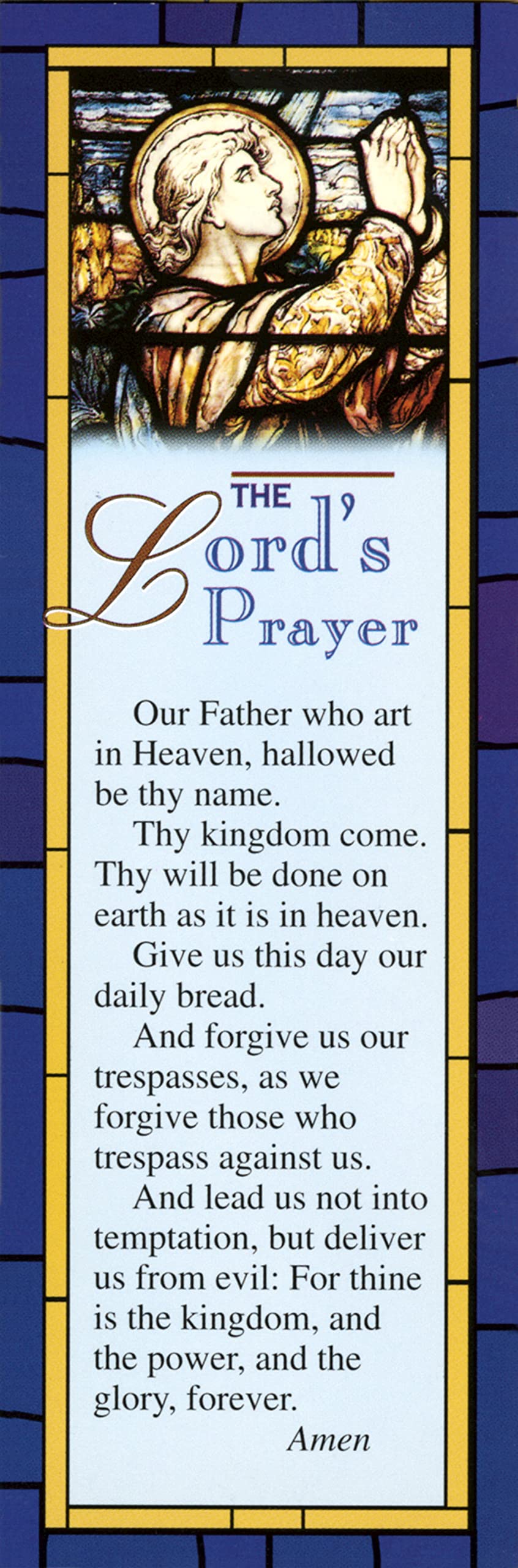 The Lord's Prayer Bookmark, Package of 25 Religion & Esotericism