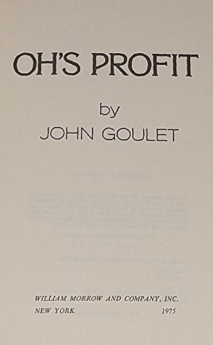Product Image: Oh's profit