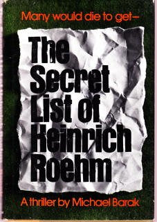 The Secret List of Heinrich Roehm Books