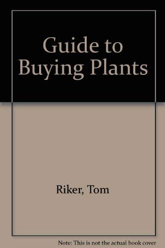 Product Image: Guide to Buying Plants