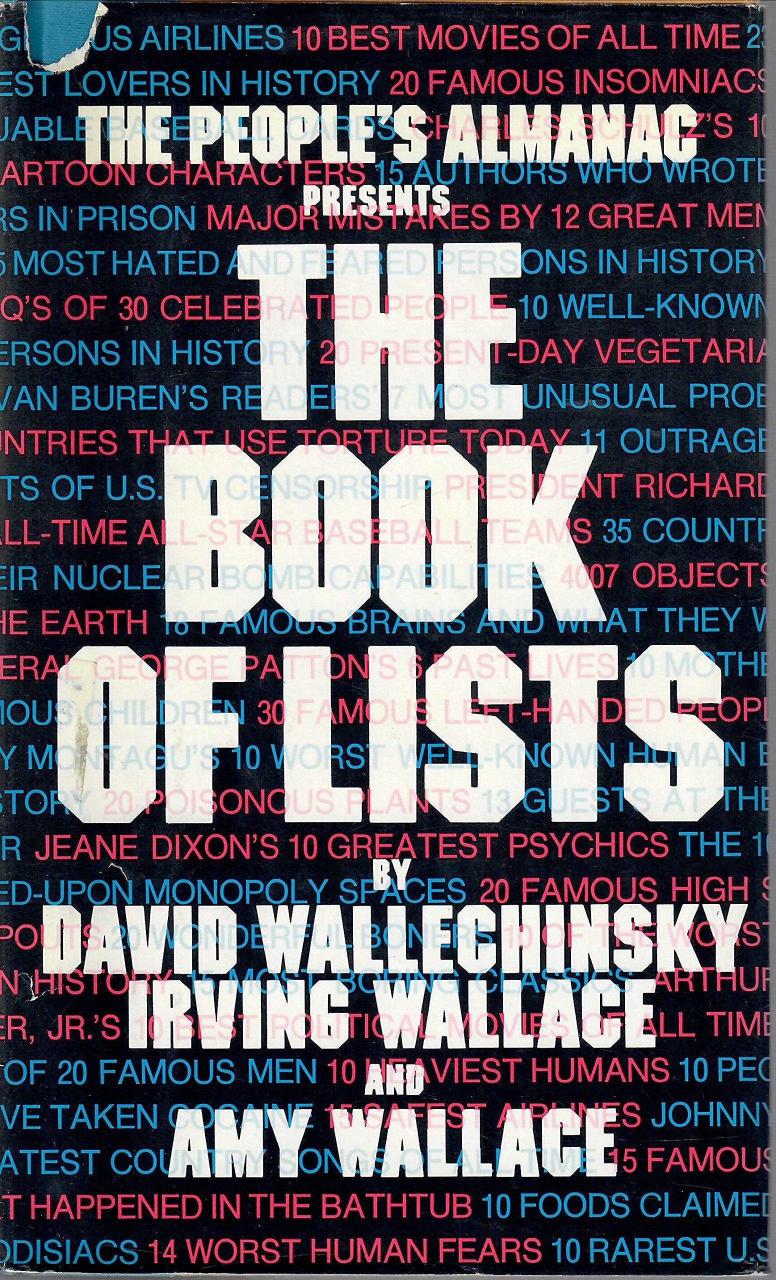 The People's Almanac Presents the Book of Lists Reference Books
