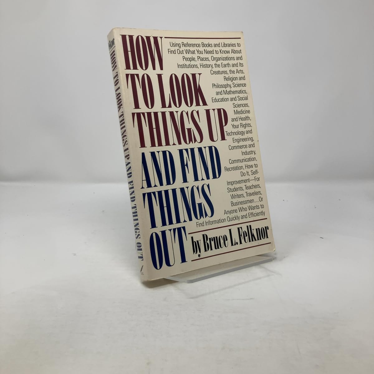 How to Look Things Up and Find Things Out Books