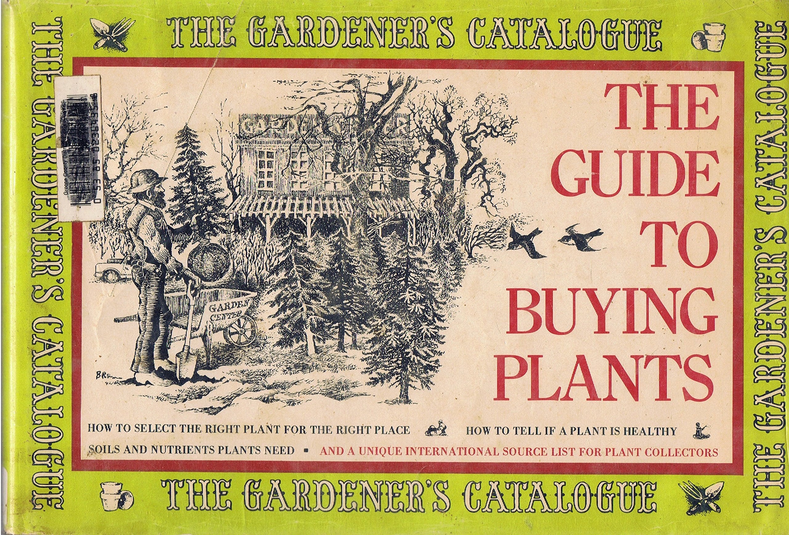 The Guide to Buying Plants book