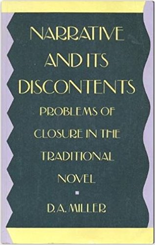 Narrative and Its Discontents: Problems of Closure in the Traditional Novel Contemporary literature