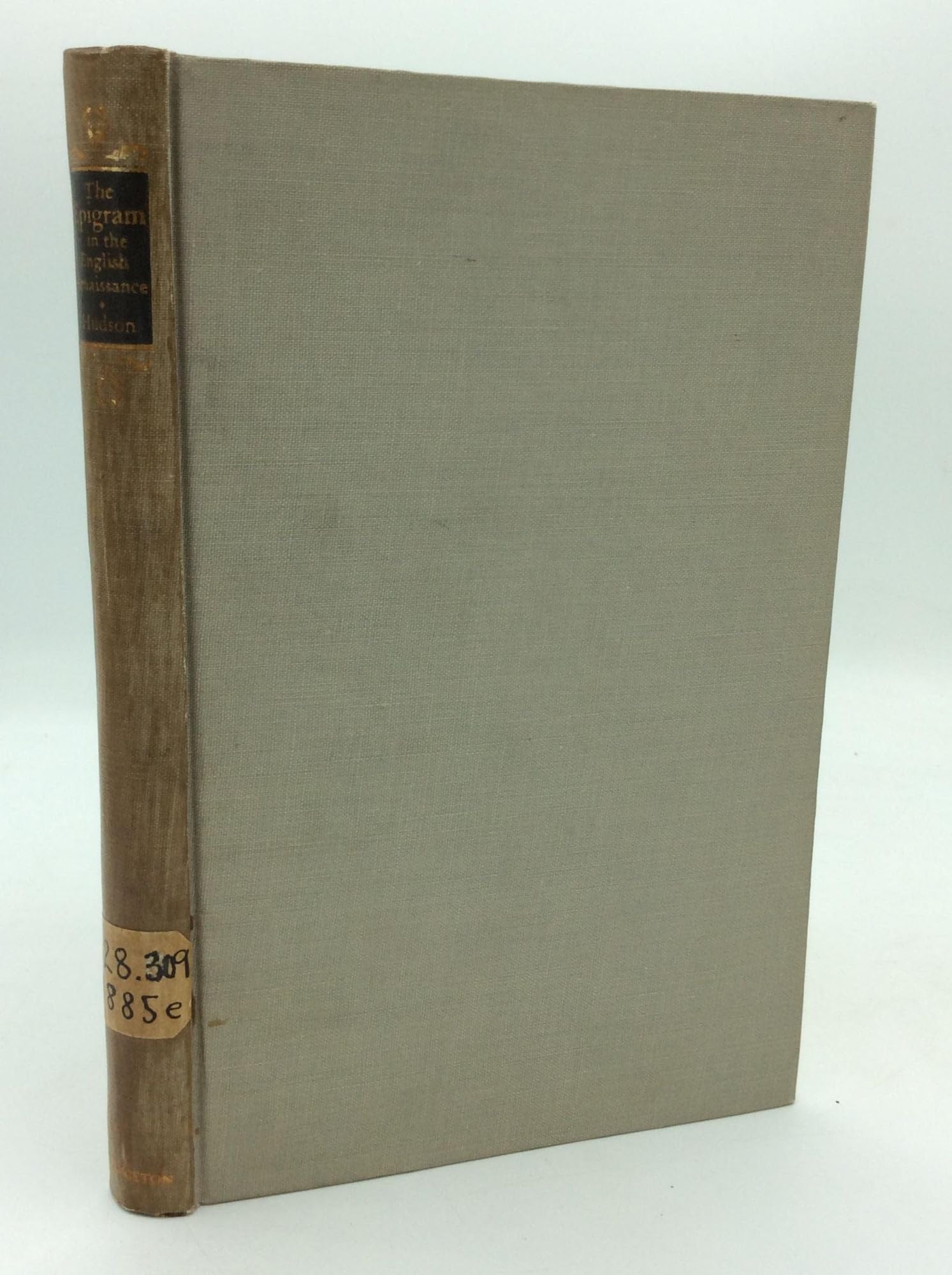Epigram in the English Renaissance (Princeton Legacy Library, 2177) Contemporary literature