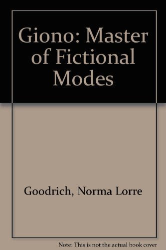 Giono: Master of Fictional Modes (Princeton Legacy Library) Contemporary literature