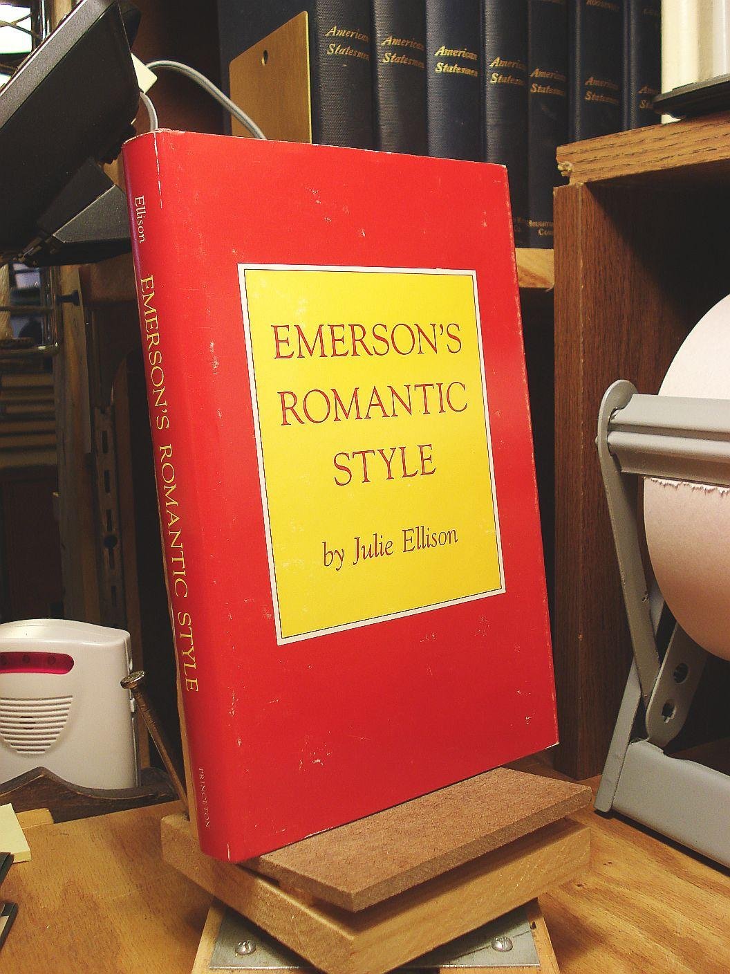 Emerson's Romantic Style (Princeton Legacy Library) Contemporary literature