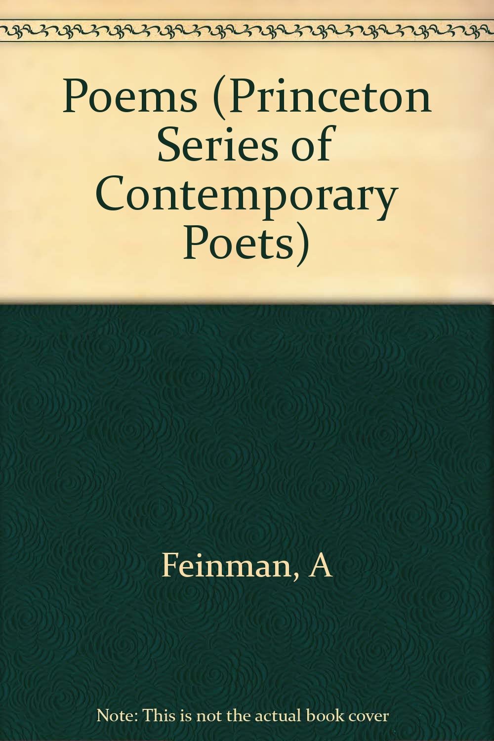 Poems (Princeton Series of Contemporary Poets) Poetry