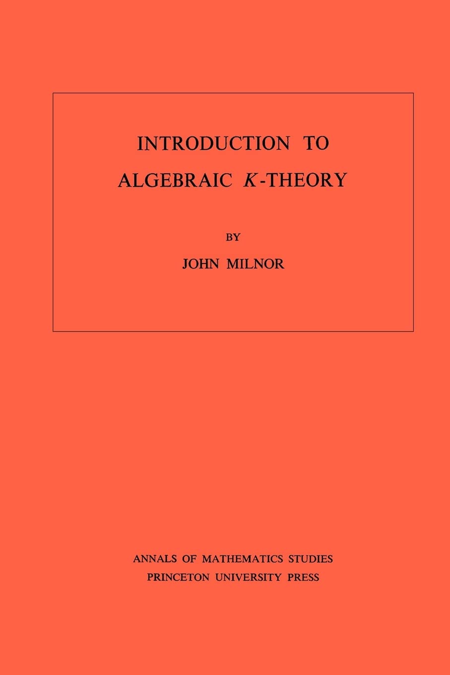 Product Image: Introduction to Algebraic K-Theory