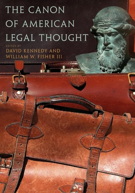 The Canon of American Legal Thought book