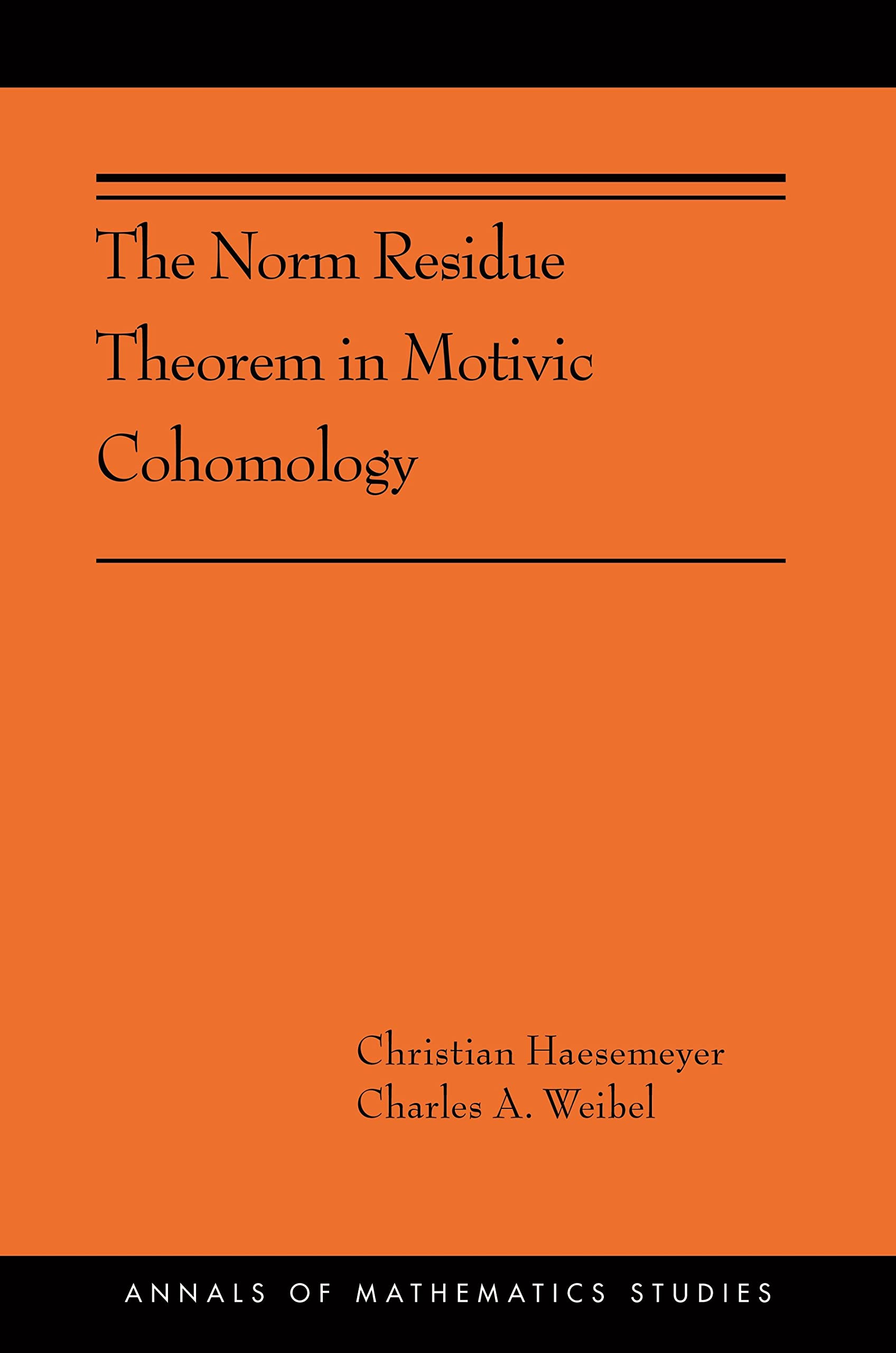 The Norm Residue Theorem in Motivic Cohomology: (Ams-200) (Annals of Mathematics Studies, 200, Band 200) Mathematics