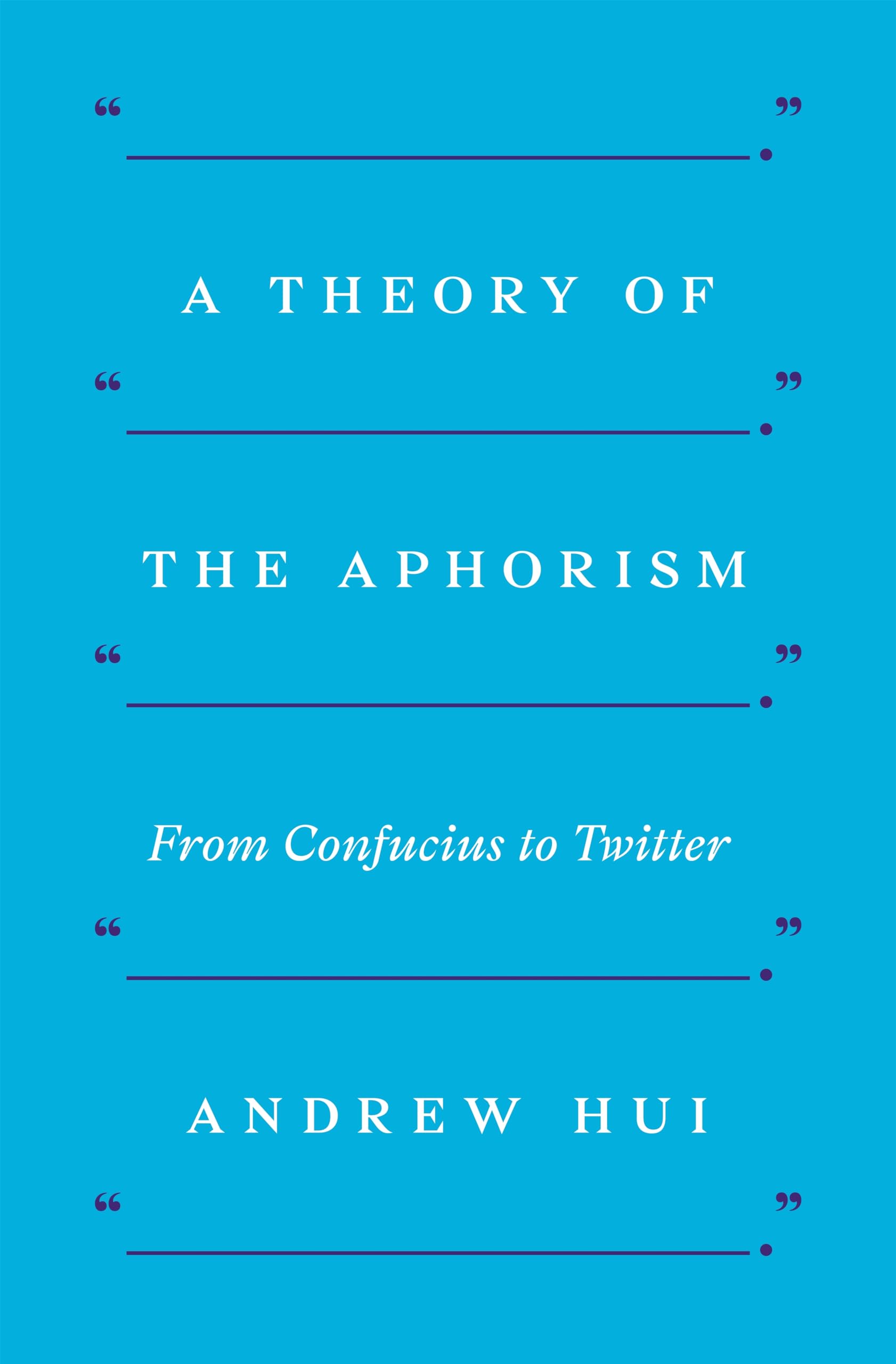 A Theory of the Aphorism Philosophy