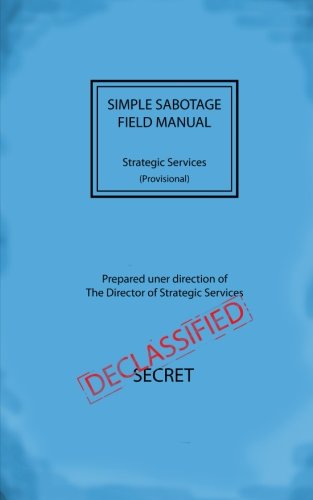 Simple Sabotage Field Manual Politics & History